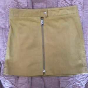 NWT AllSaints suede skirt